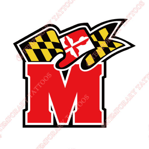 Maryland Terrapins Customize Temporary Tattoos Stickers NO.4994
